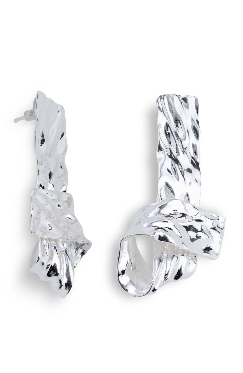 NAVEDA Jiya Statement Knot Earrings, Alternate, color,