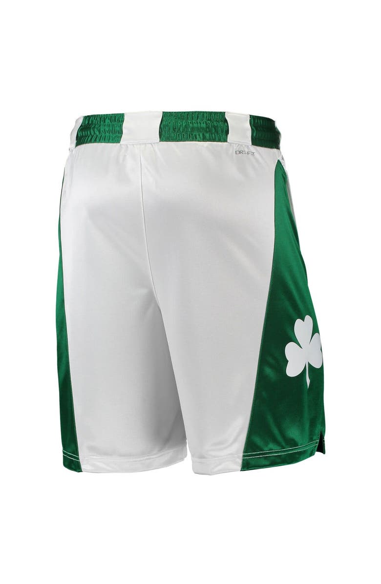 Nike Men's Nike White/Kelly Green Boston Celtics 2021/22 Classic Edition Swingman Performance Shorts, Alternate, color, 