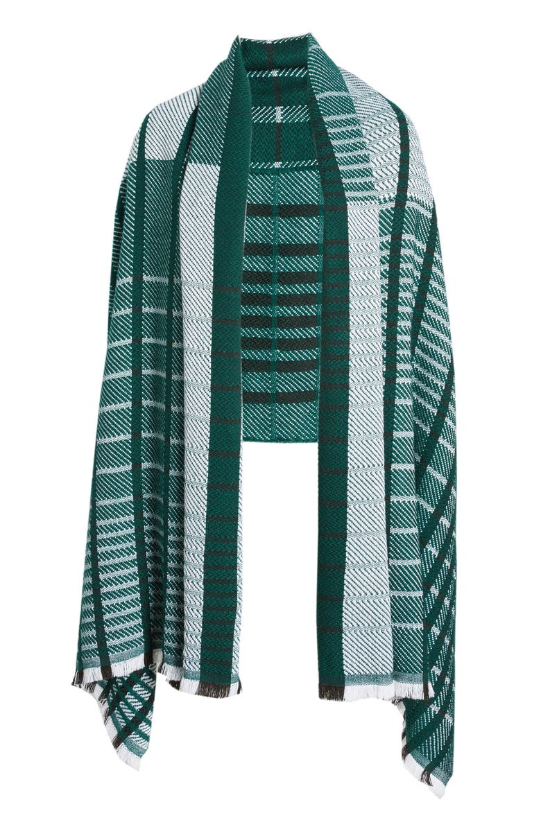 Treasure & Bond Plaid Blanket Wrap, Alternate, color,