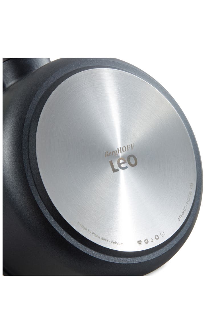 Leo Phantom 2.1-Quart Saucepan with Lid, Alternate, color, BLACK