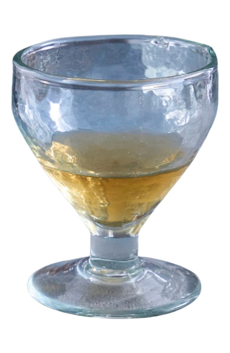 The Collective Home Pebbled Footed Glasses - Set of 4, Main, color, Clear