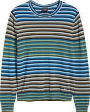 PS Paul Smith Stripe Merino Wool Crewneck Sweater