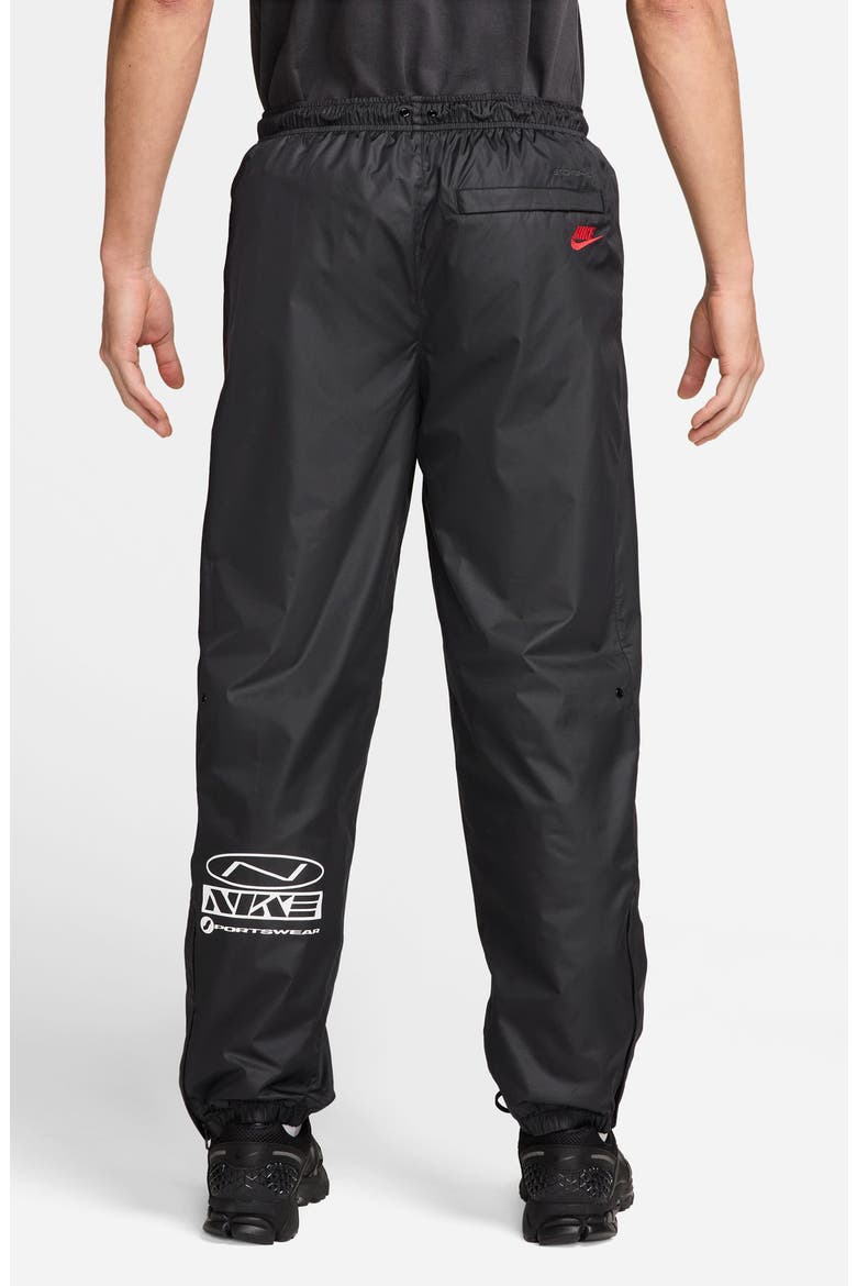 Woven Logo Joggers, Alternate, color, BLACK/ UNIVERSITY RED
