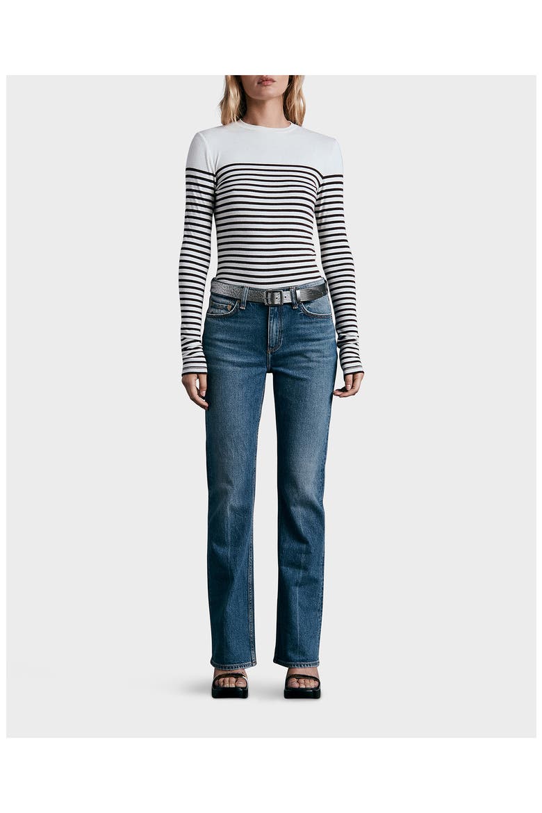 Peyton Stretch Bootcut Jeans, Alternate, color, HUNTLEY