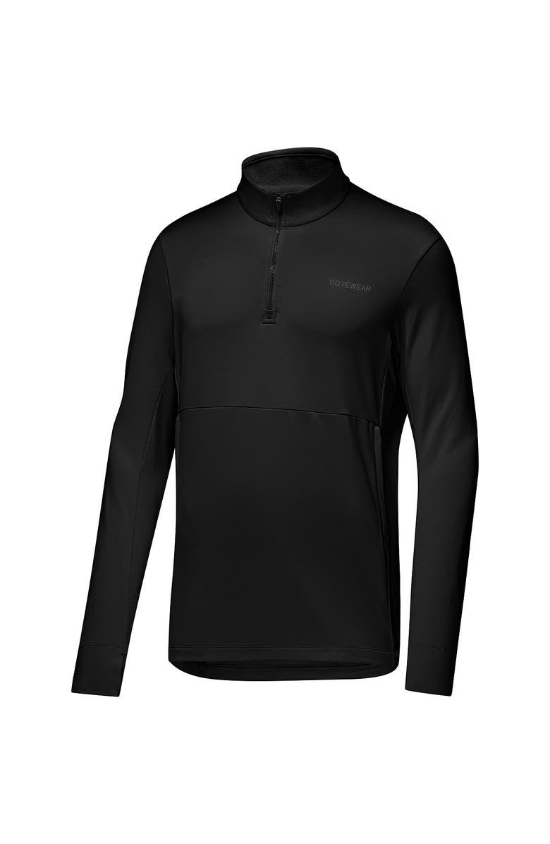 GOREWEAR Training Thermo 1/4-Zip Jacket - Men's, Alternate, color, Black