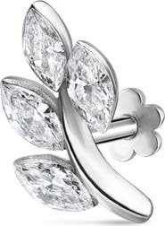 MARIA TASH Diamond Vine Single Threaded Stud Earring