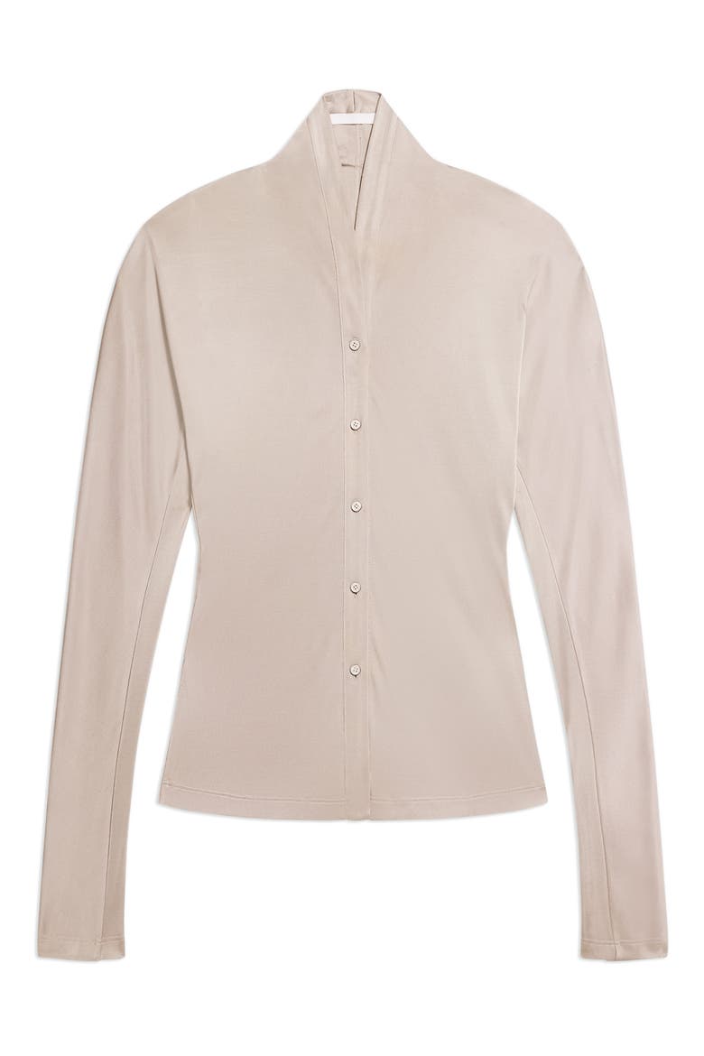 Infinity Button-Up Shirt, Alternate, color, DUNE - V0Z
