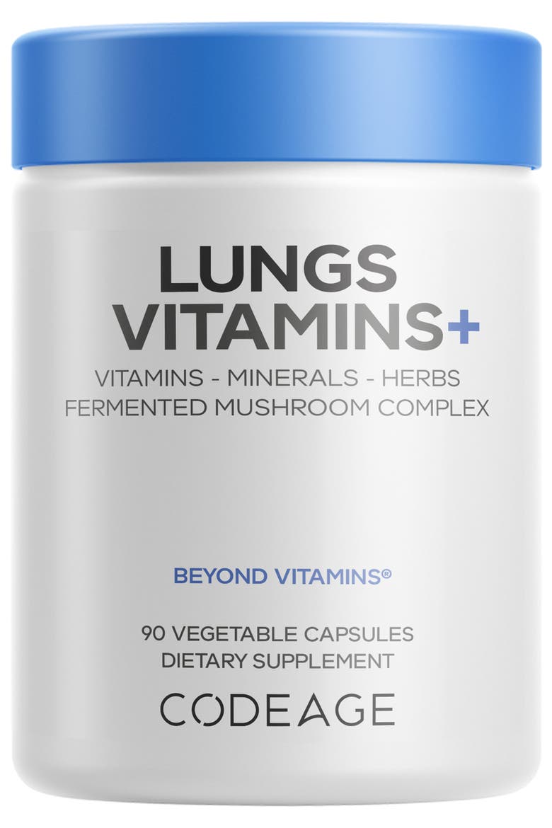 Lungs Vitamins - Multivitamins & Minerals Supplement, Main, color, White