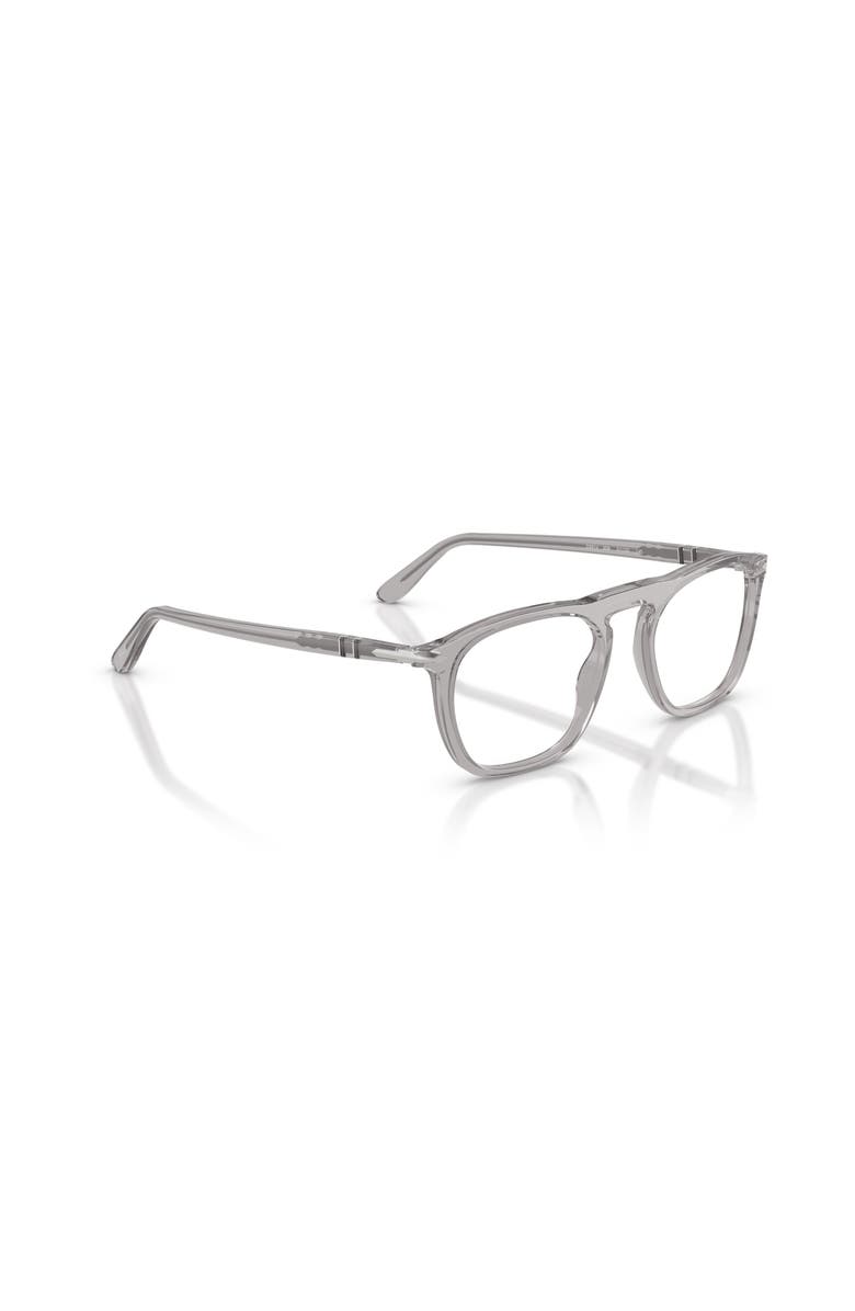 Persol 51mm Square optical glasses, Alternate, color, Grey
