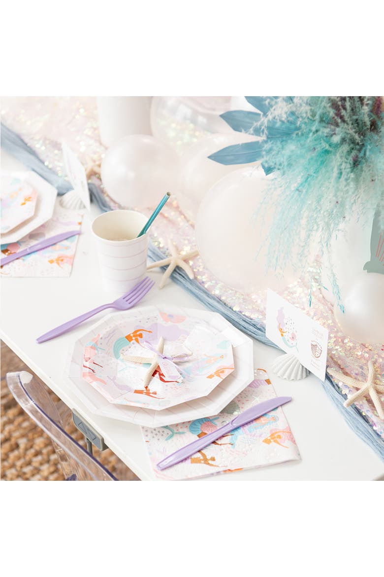 Mermaid Large Napkins, Alternate, color, Assorted Pre-Pack