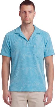 Lords of Harlech Farm Floral Towel Polo Shirt