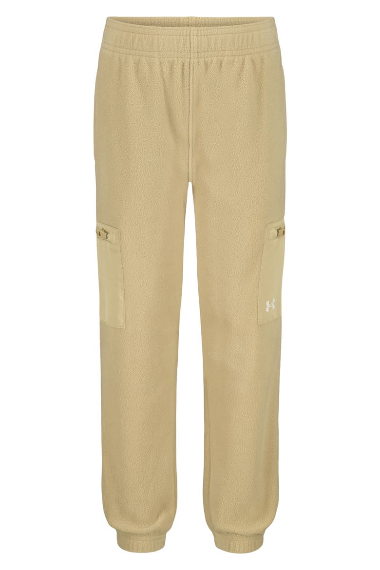 Kids' Micro Fleece Cargo Joggers, Main, color, FIELD KHAKI