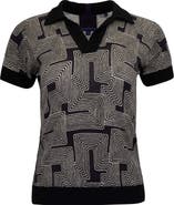 Lords of Harlech Inter Twine Womens Merino Silk Cashmere Polo