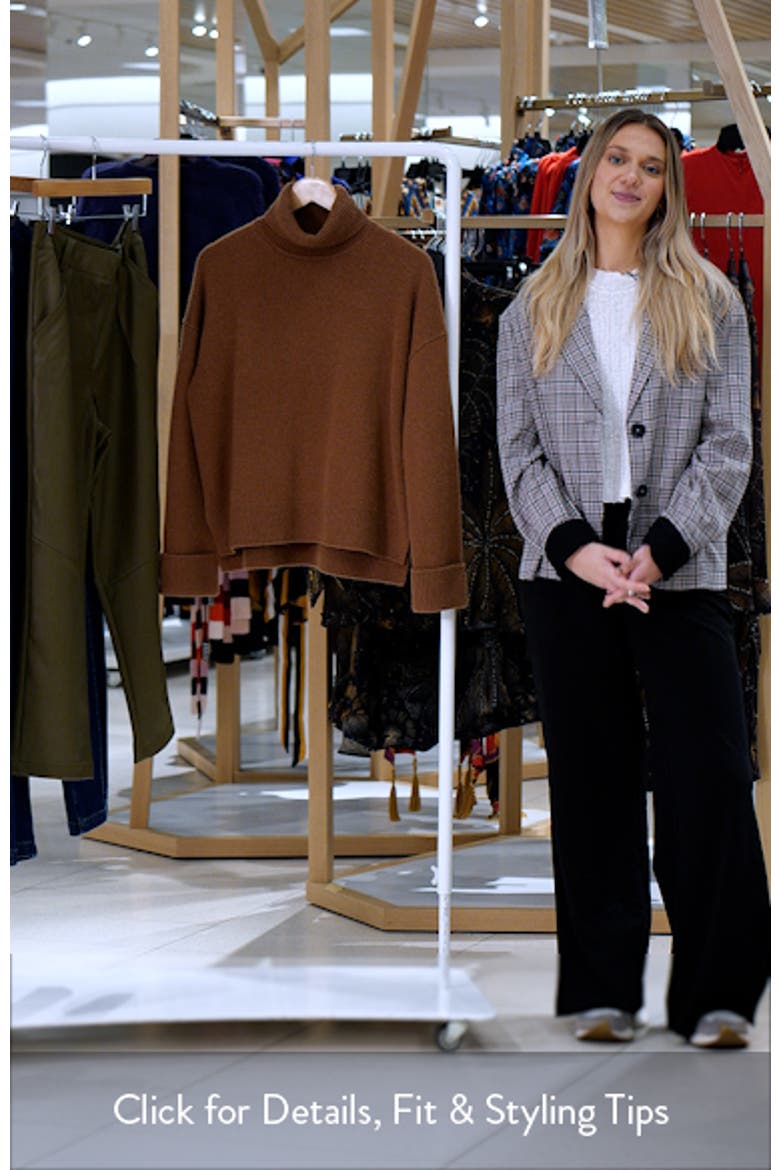 Wool & Cashmere Turtleneck Sweater video