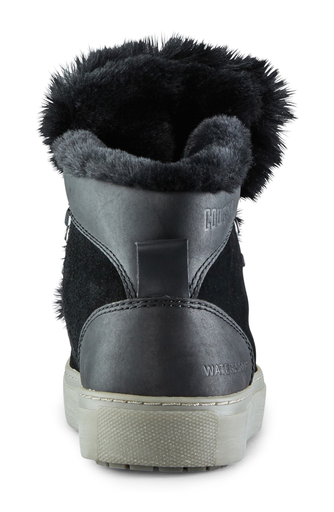 Cougar Daniel Faux Fur Trim Waterproof Boot, Alternate, color, 
