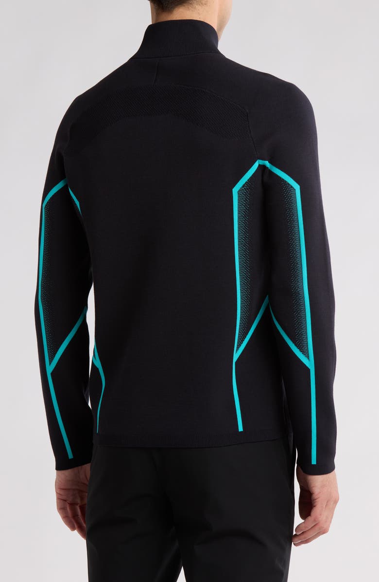BOSS Zarklo Quarter Zip Sweater, Alternate, color, 