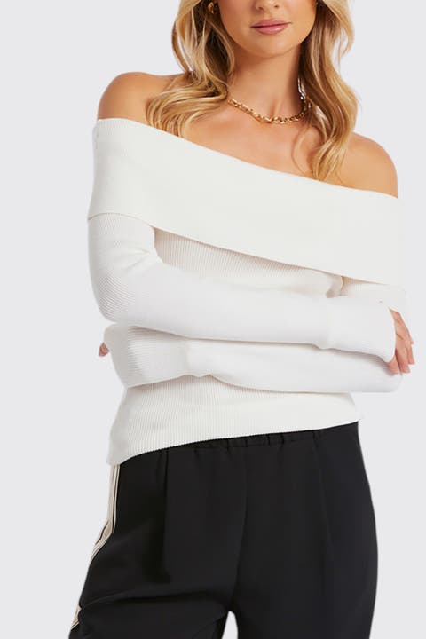 Blaine Off Shoulders Sweater