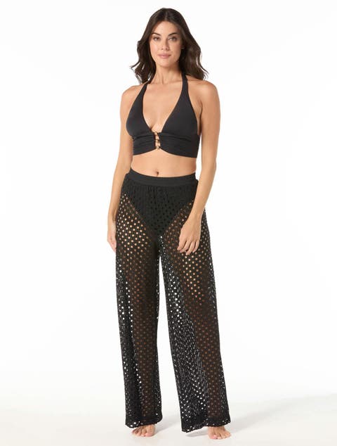 Crochet Wide Leg Pant Swim