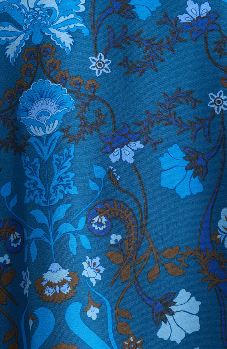 SUGARLIPS Palmate Floral Shift Minidress, Alternate, color,