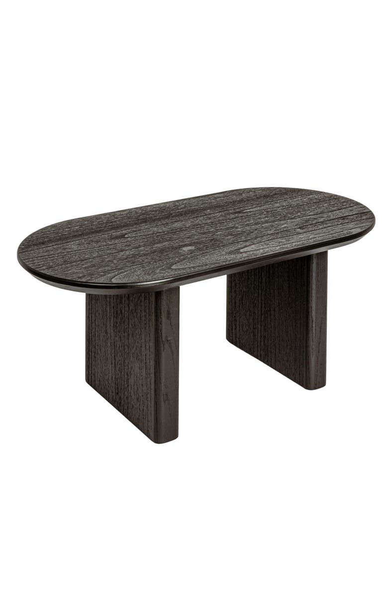 Storied Home Wood Coffee Table, Black, Main, color, Black