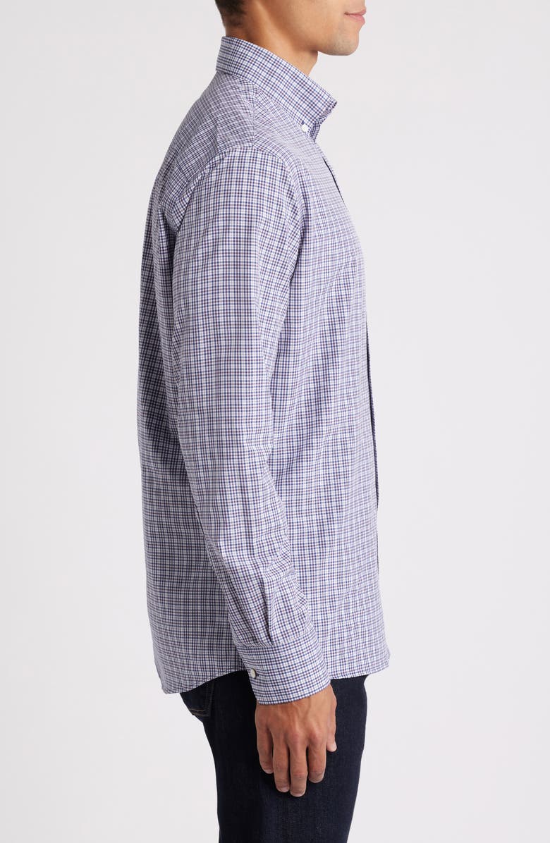 Peter Millar Crown Crafted Berkshire Performance Poplin Button-Down Shirt, Alternate, color, 