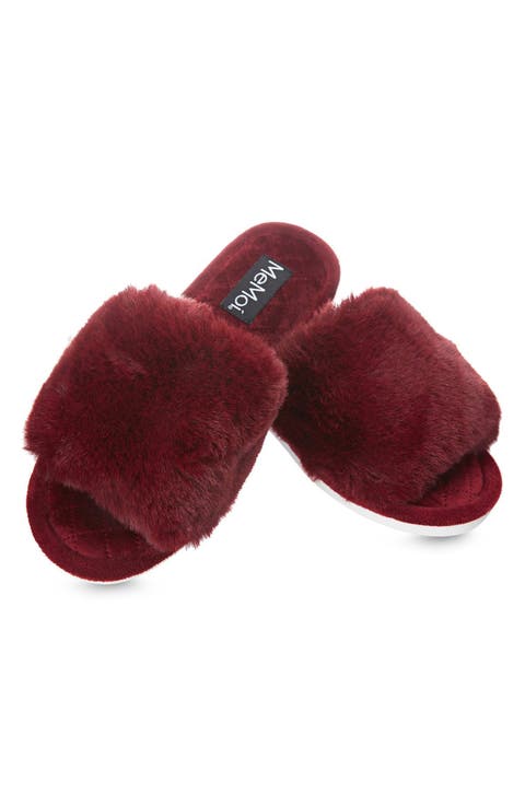 The Bette Plush Faux Fur Slipper (Women)