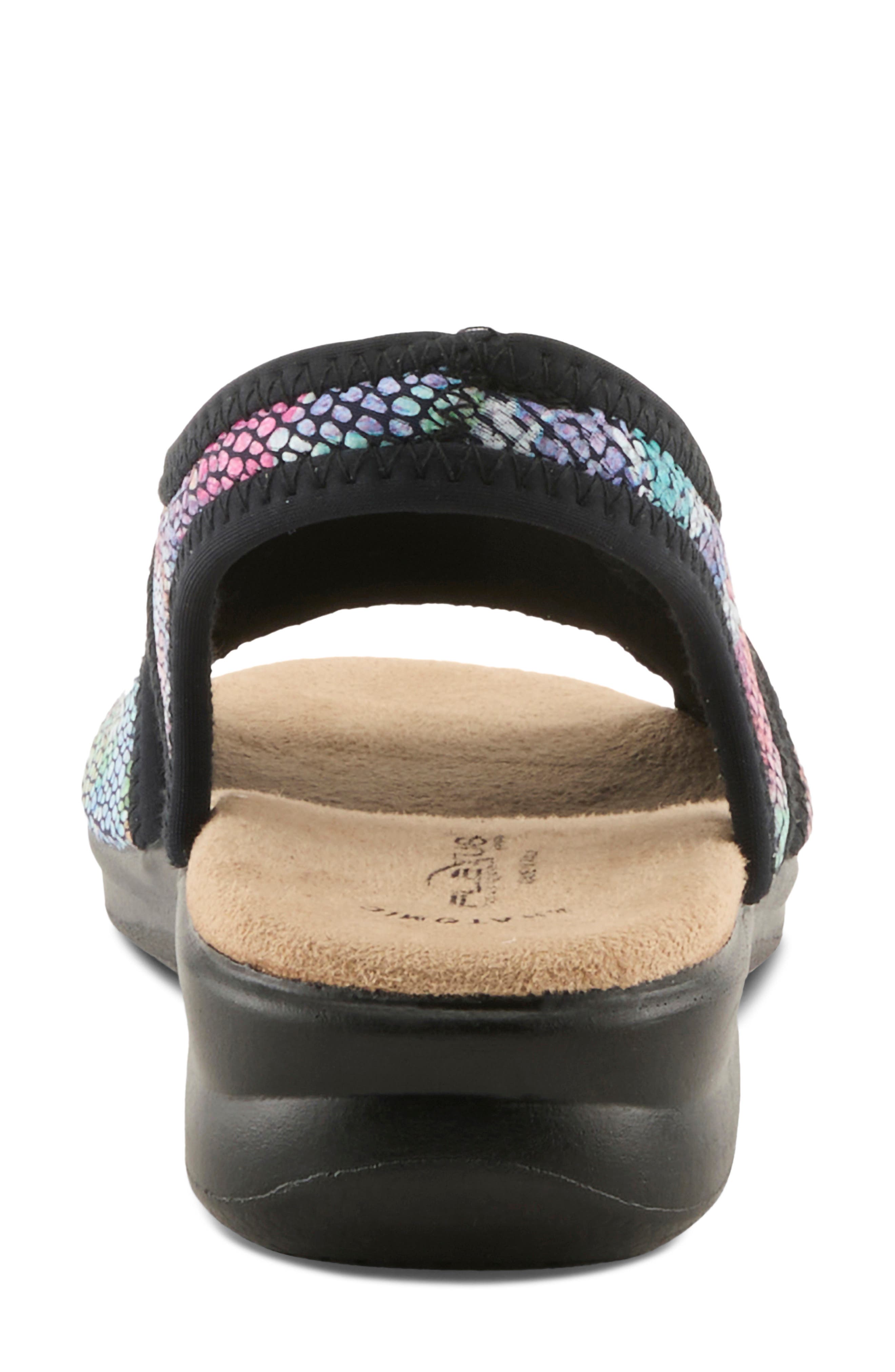 Nyaman Slingback Sandal, Alternate, color, BLACK MULTI