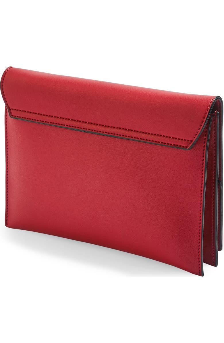 Topshop Brogan Clutch, Alternate, color,
