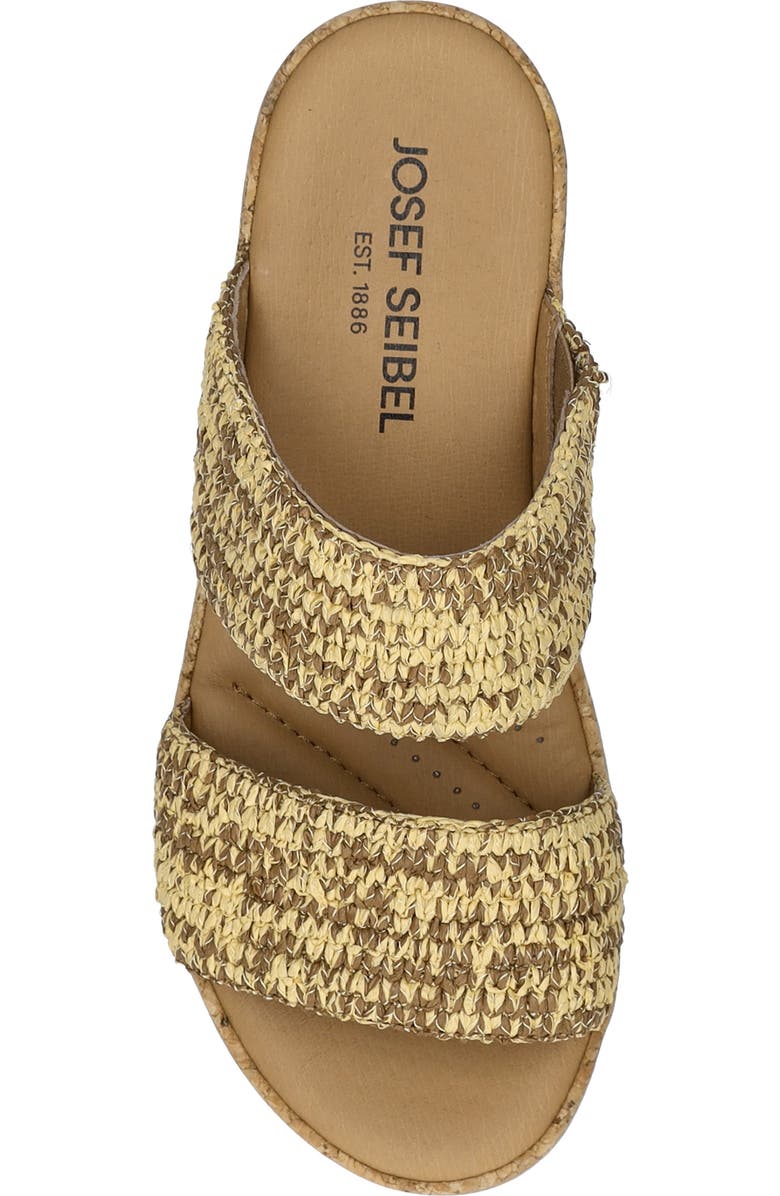 Josef Seibel Evita 02 Platform Wedge Slide Sandal, Alternate, color,