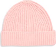 Nordstrom Cashmere Rib Knit Beanie