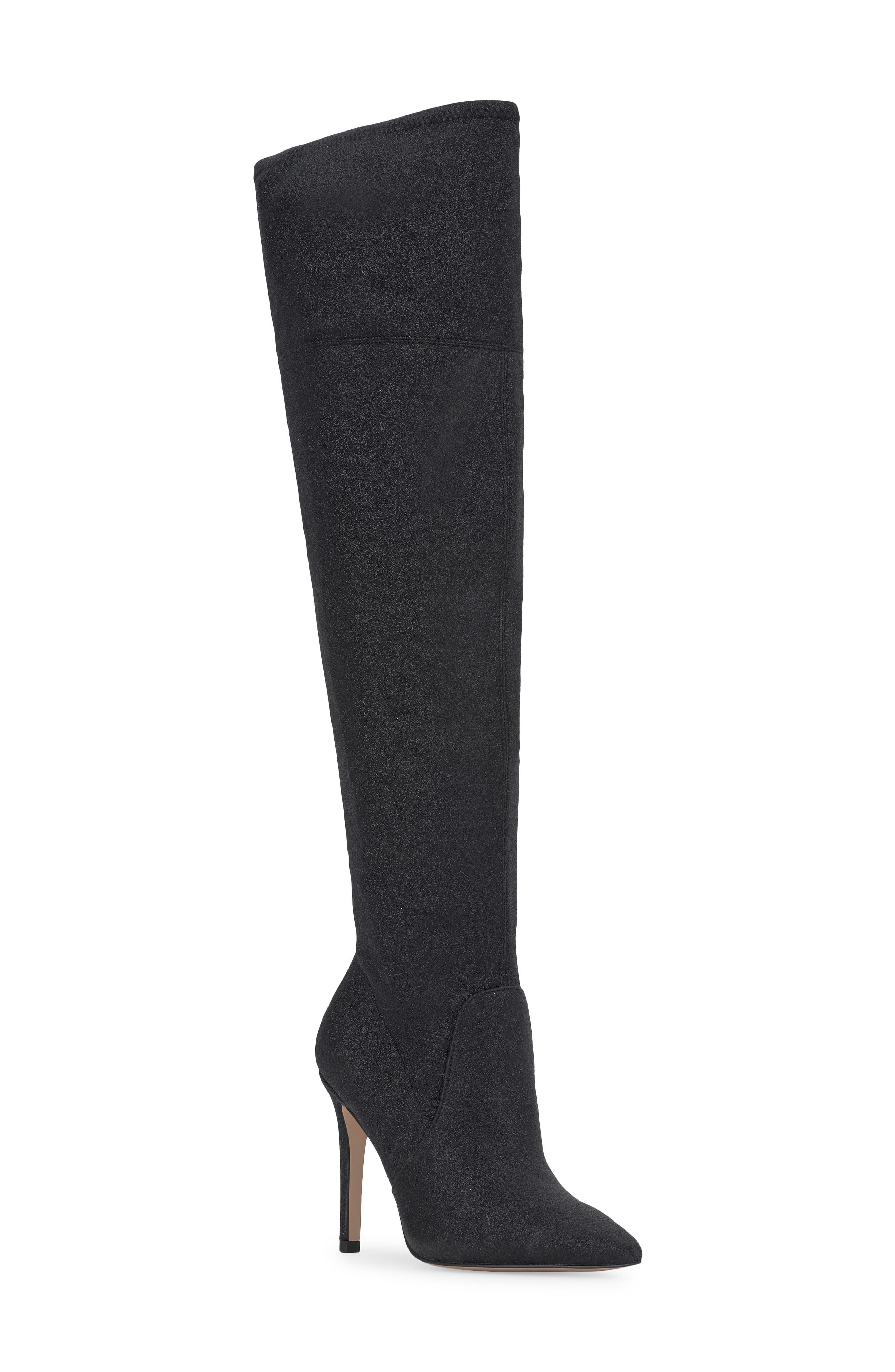 Ponseta Over the Knee Boot, Main, color, BLACK