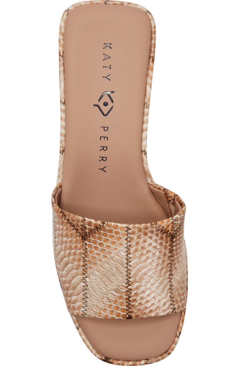 Katy Perry The Busy Bee Platform Slide Sandal, Alternate, color, Tan Multi