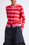 Comme des Garçons Girl Striped Wool Cardigan