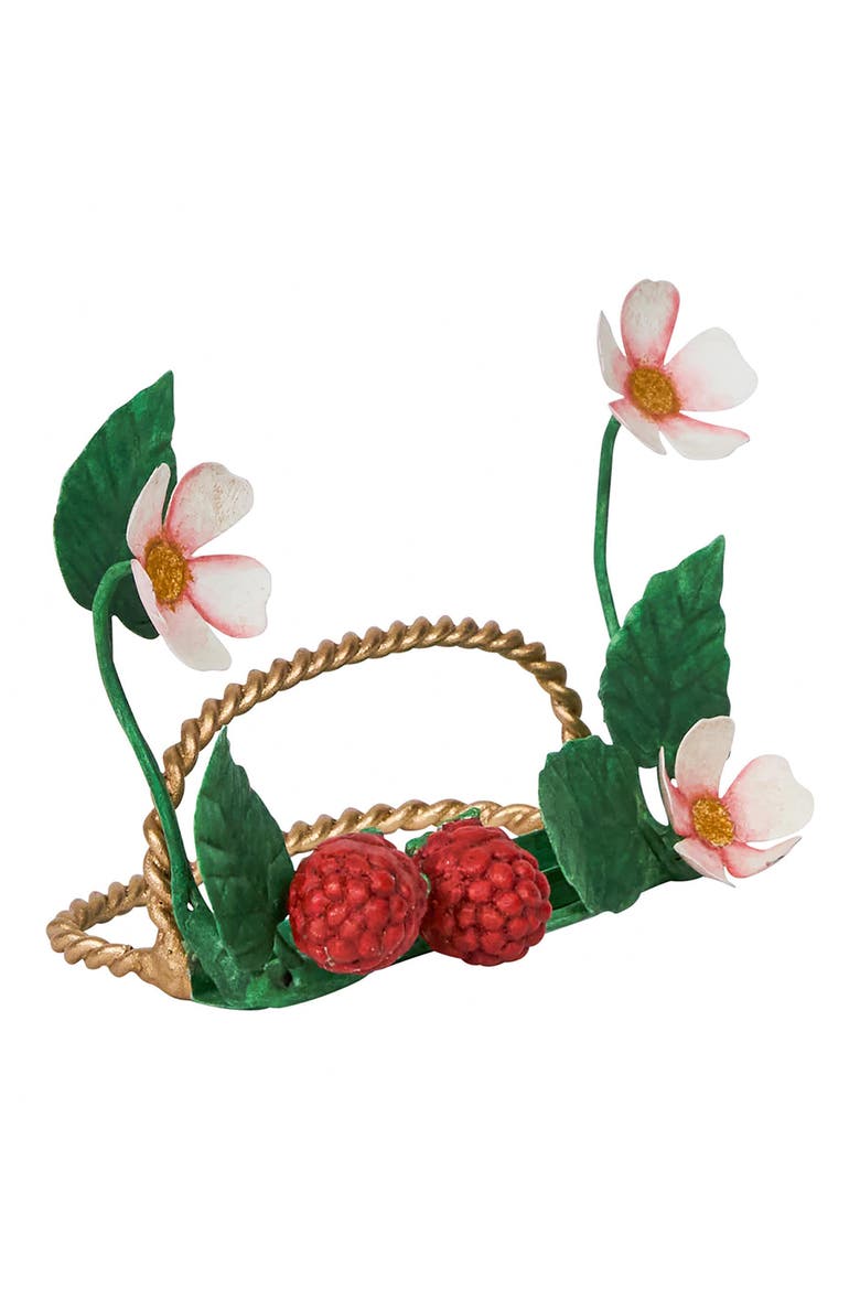 Meadow Raspberry Set of 4 Card Holders, Alternate, color, MULTI