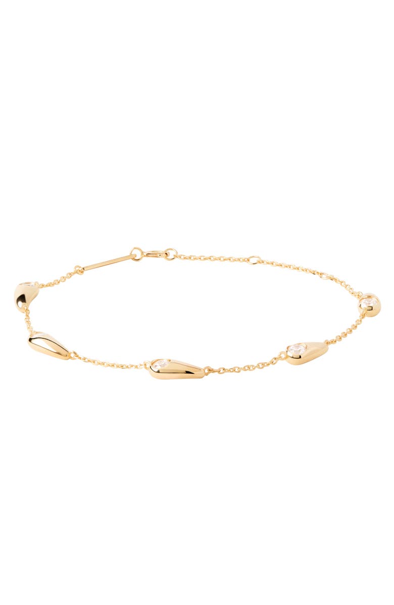 PDPAOLA Becca Bracelet, Main, color, Gold