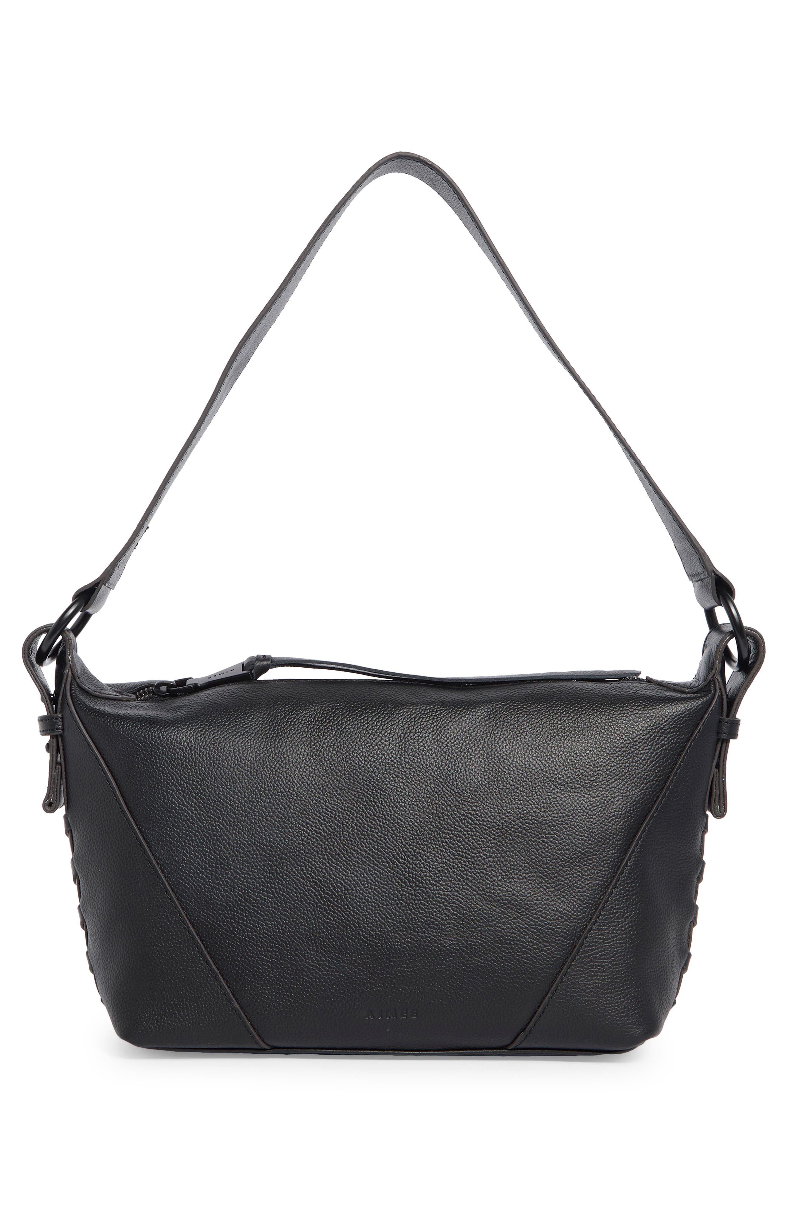 AIMEE Riley Hobo Bag, Alternate, color, Black