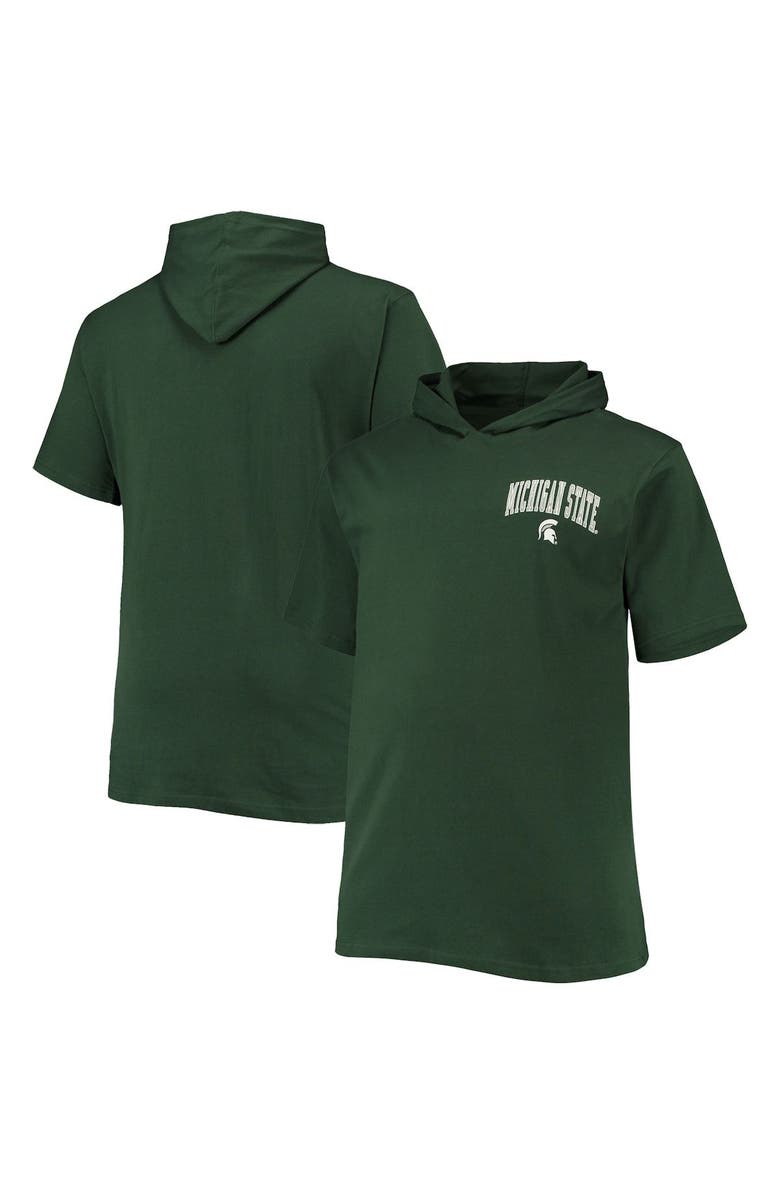 PROFILE Men's Green Michigan State Spartans Big & Tall Team Hoodie T-Shirt, Alternate, color,