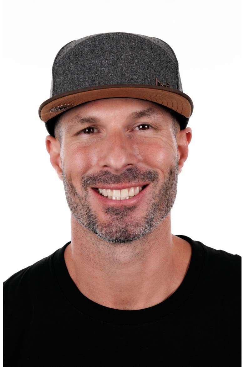 Trenches Icon Scout Thermal Strapback Hat, Alternate, color, HEATHER GREY