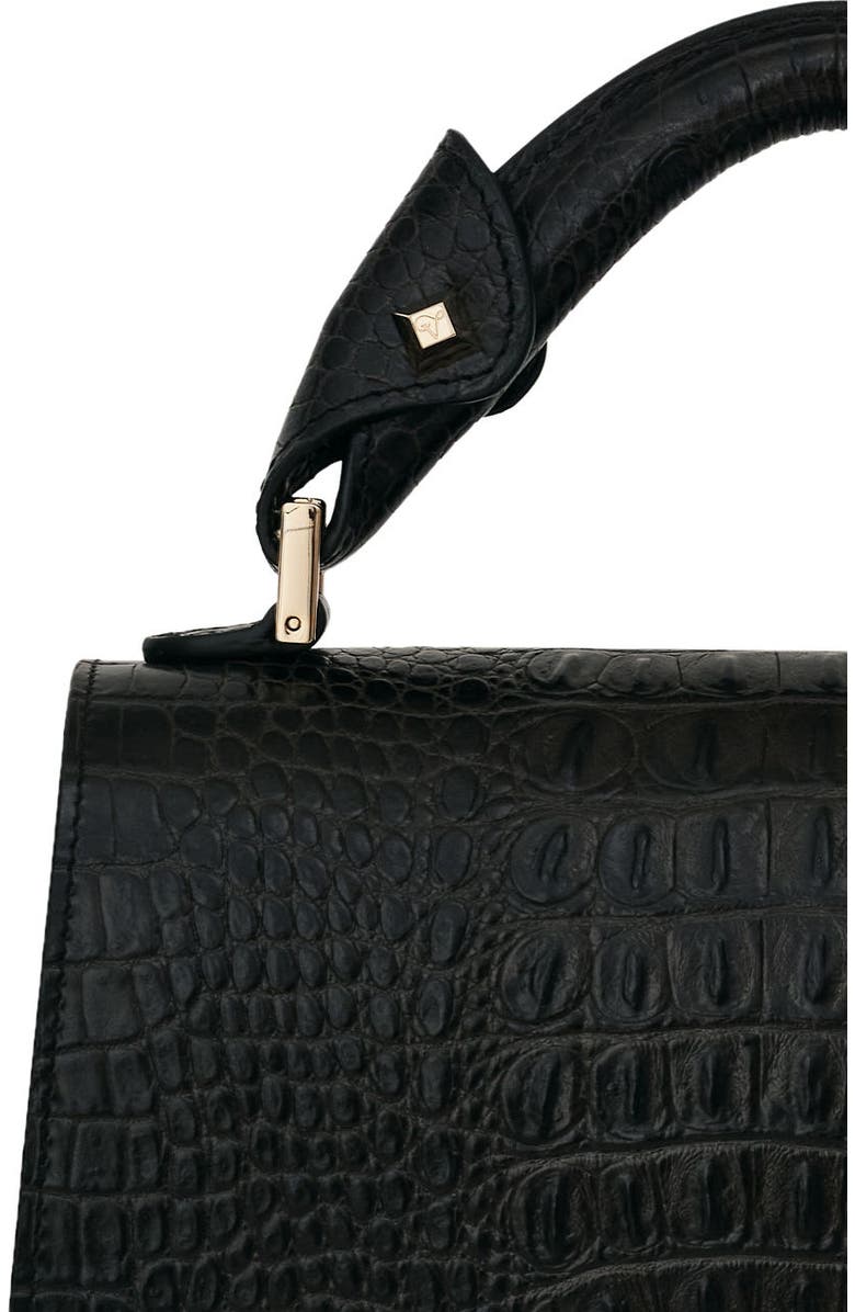 VIE LORIE Vittoria Top Handle Bag, Alternate, color, Black Chestnut