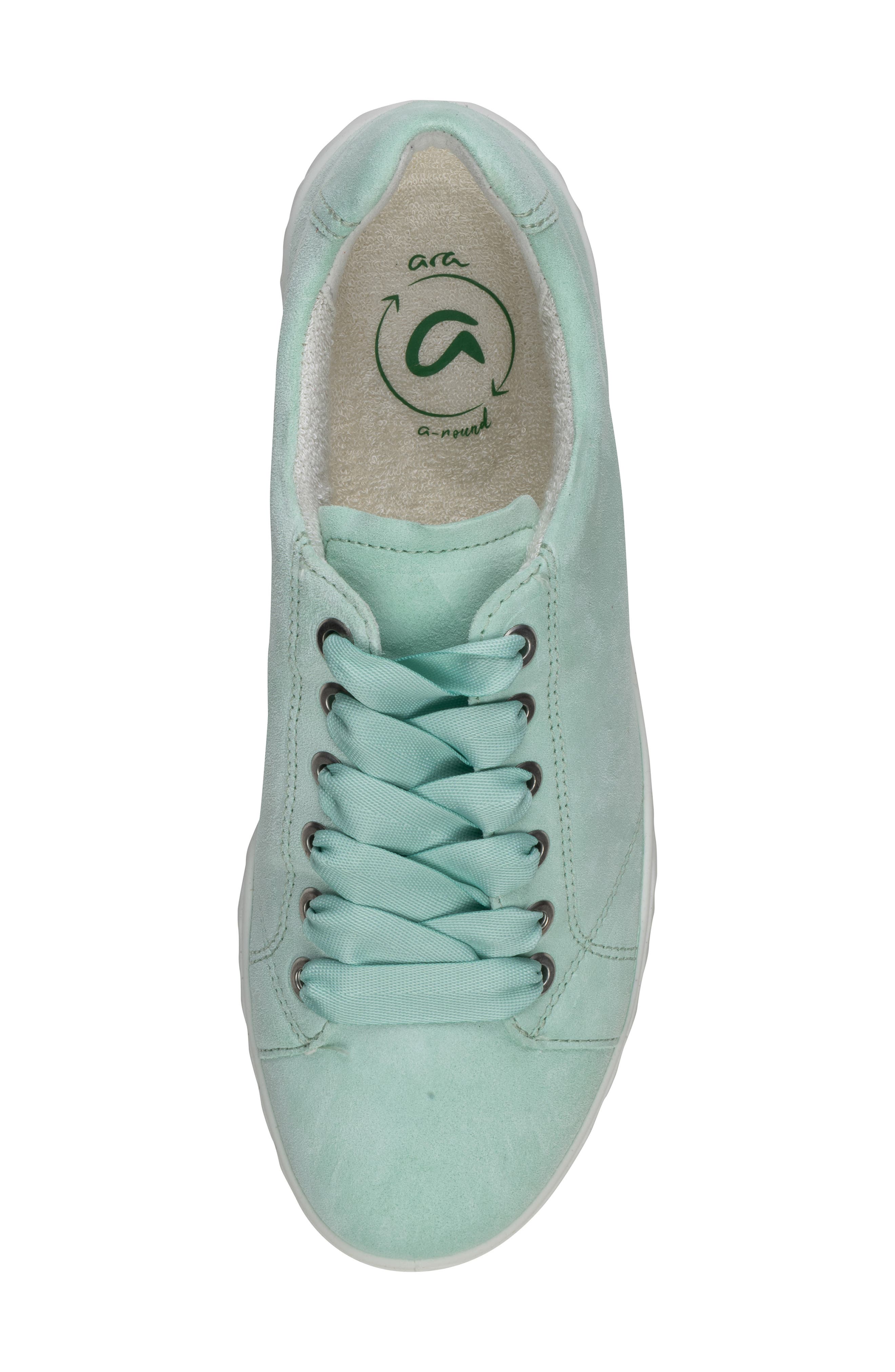 ara Alexandria Suede Sneaker, Alternate, color, Water