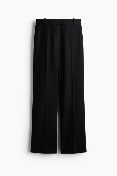 Linen-blend Tailored Trousers