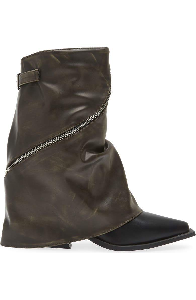 AZALEA WANG Larkyn Water Resistant Pointy Toe Bootie, Alternate, color,