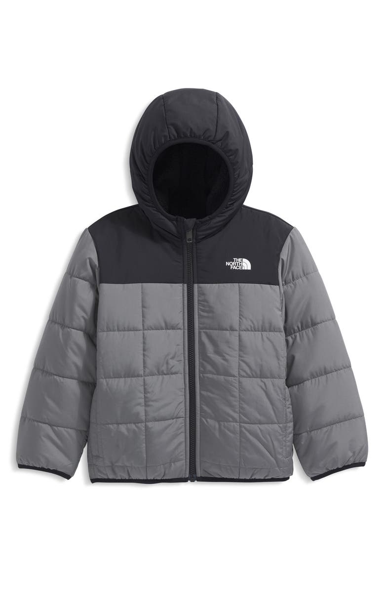 The North Face Kids' Shasta Water Repellent Reversible Hooded Jacket, Main, color, Smoked Pearl