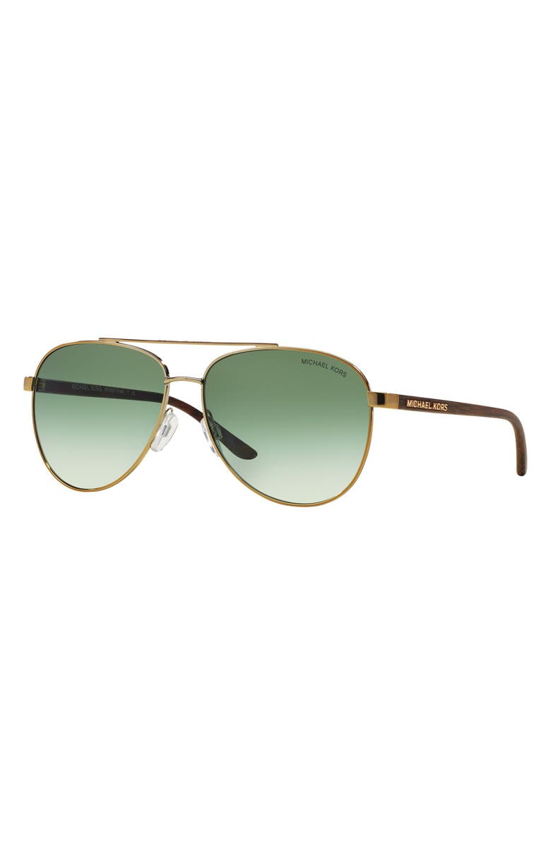 Michael Kors 59mm Aviator Sunglasses, Alternate, color,
