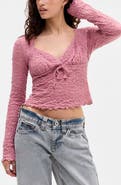 BDG Urban Outfitters Olivia Lace Long Sleeve Top
