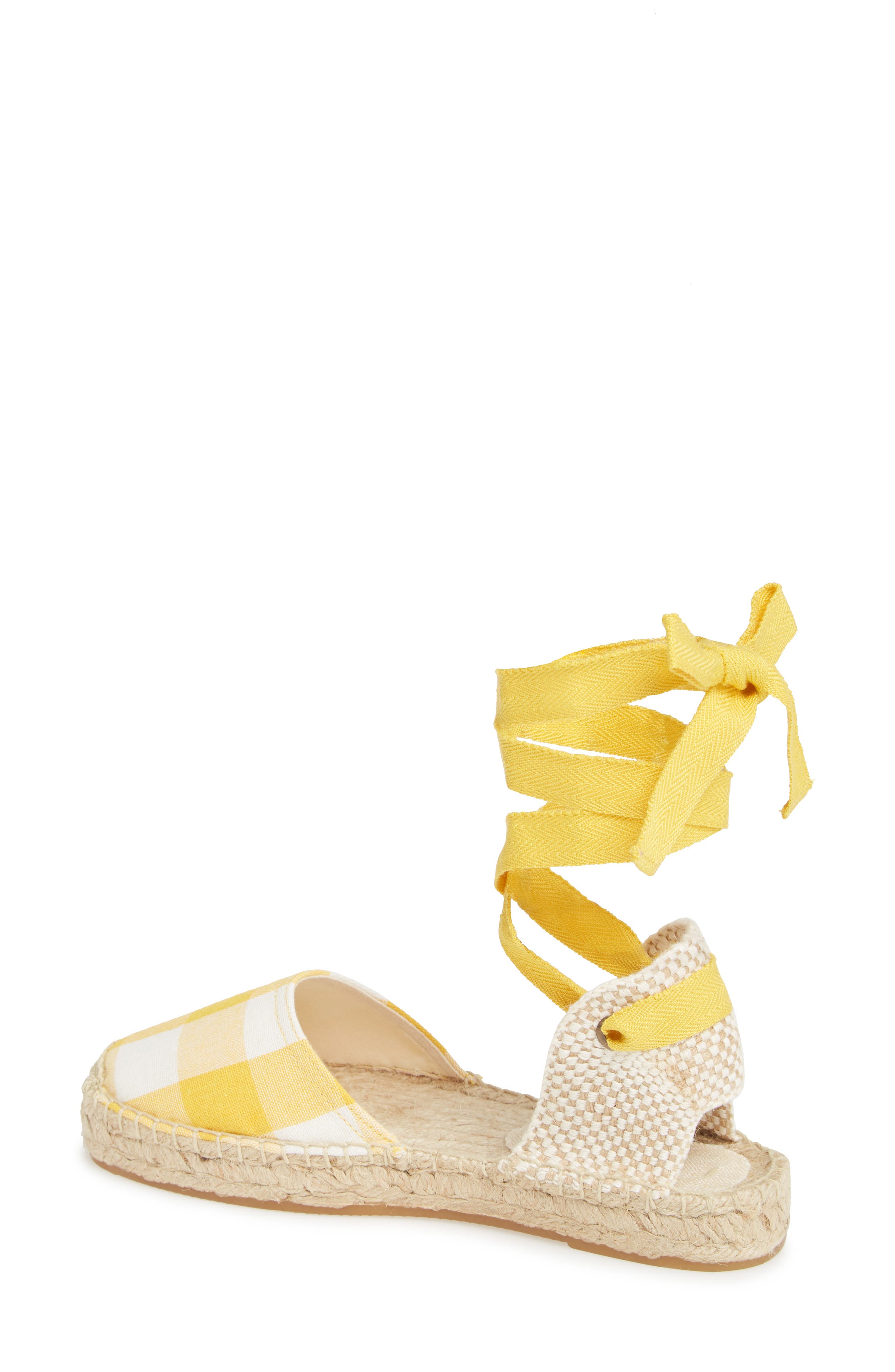 Lauren Ankle Wrap Espadrille Sandal, Alternate, color, MARIGOLD