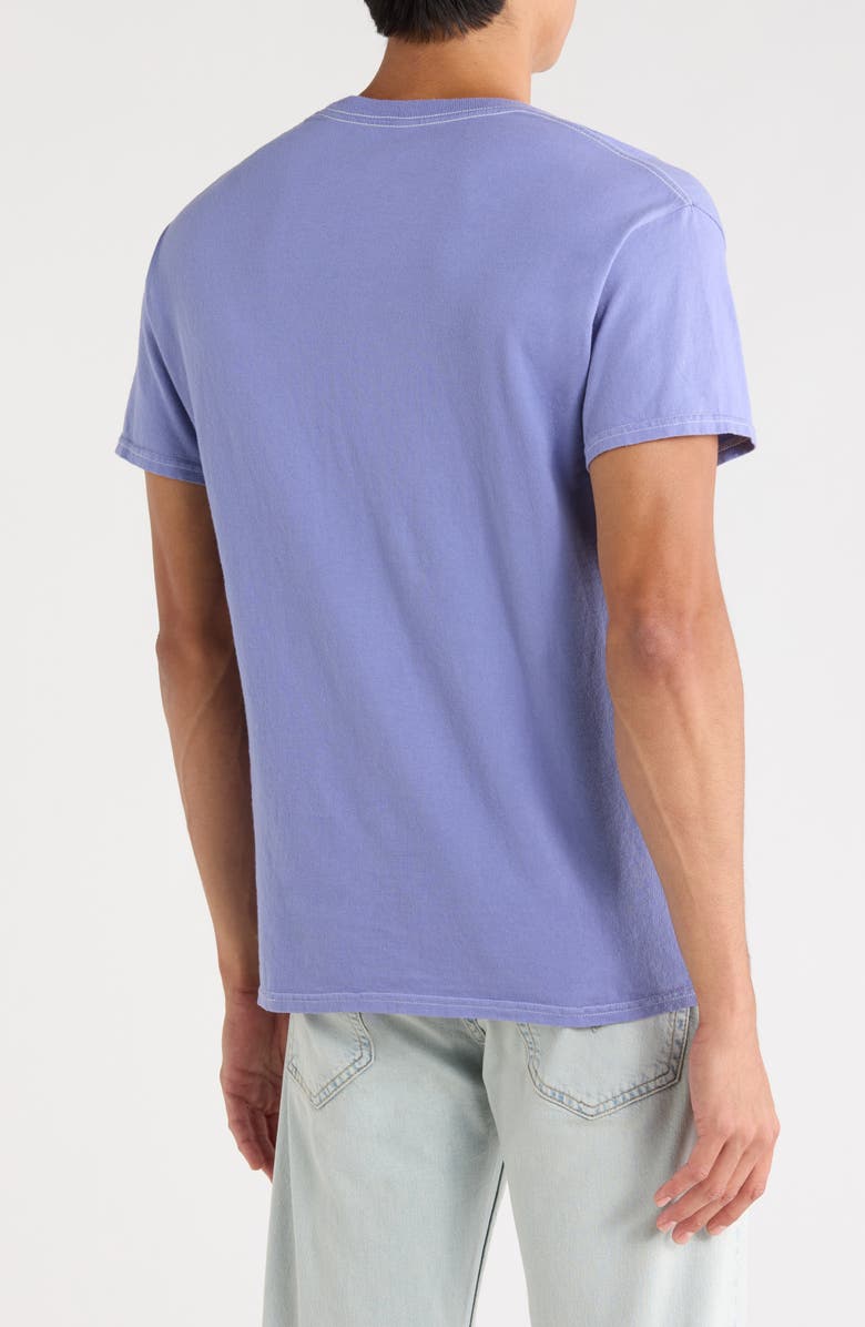 Ripple Junction Pabst Blue Ribbon Cotton Graphic T-Shirt, Alternate, color, Pigment Dye Blue Jean