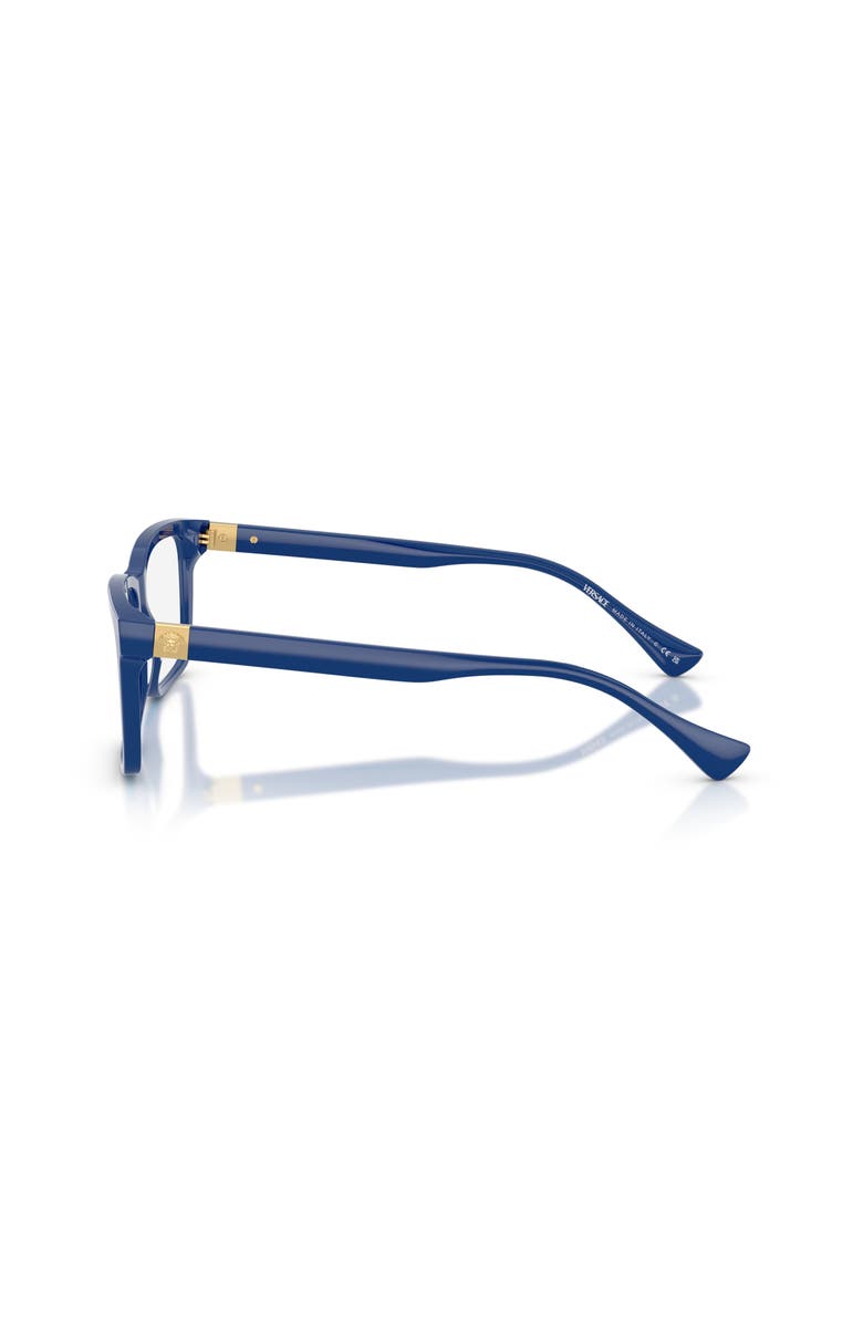 Versace 58mm Rectangle optical glasses, Alternate, color, Blue