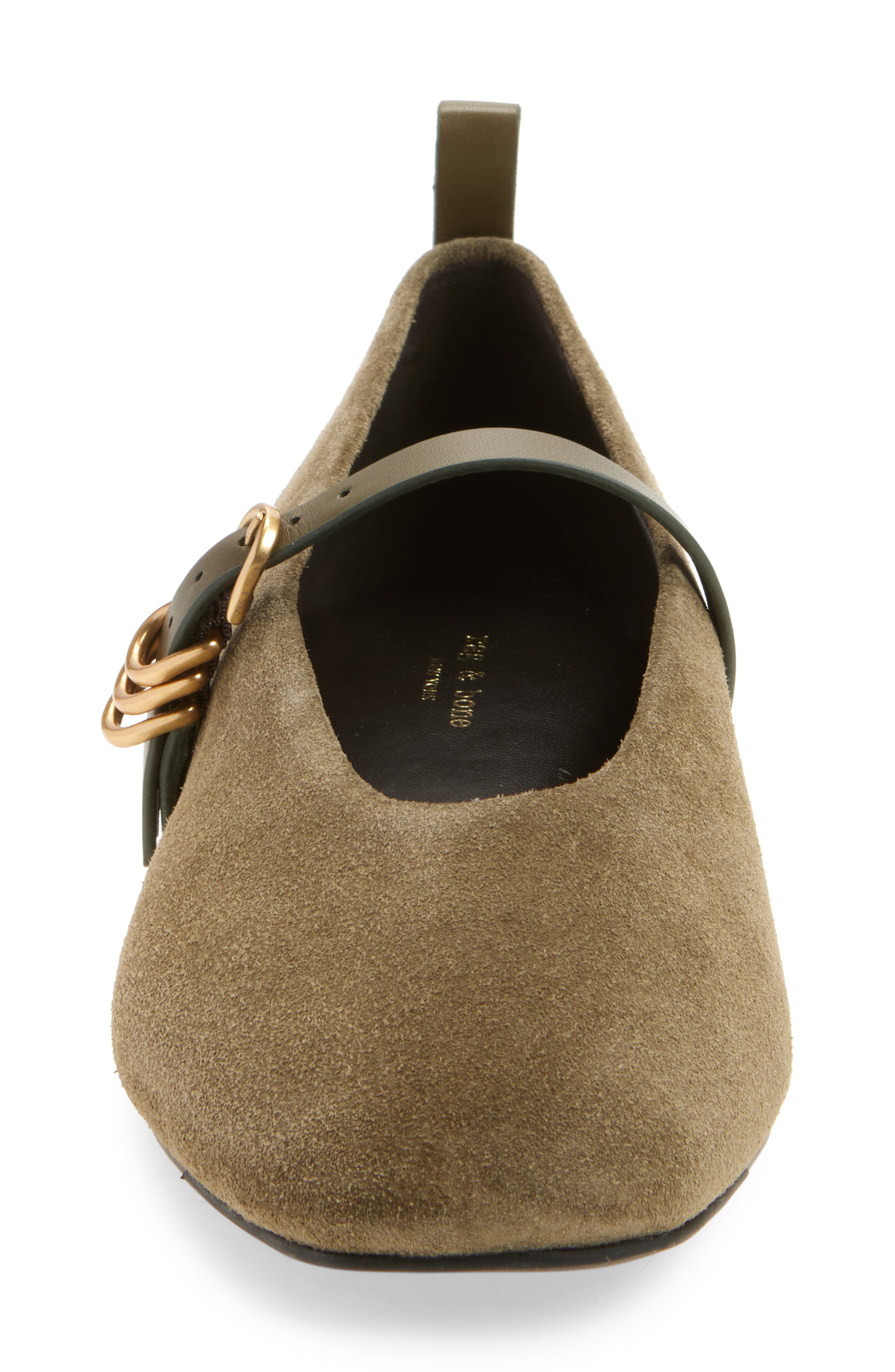 Spire Mary Jane Flat, Alternate, color, OLIVE SUEDE