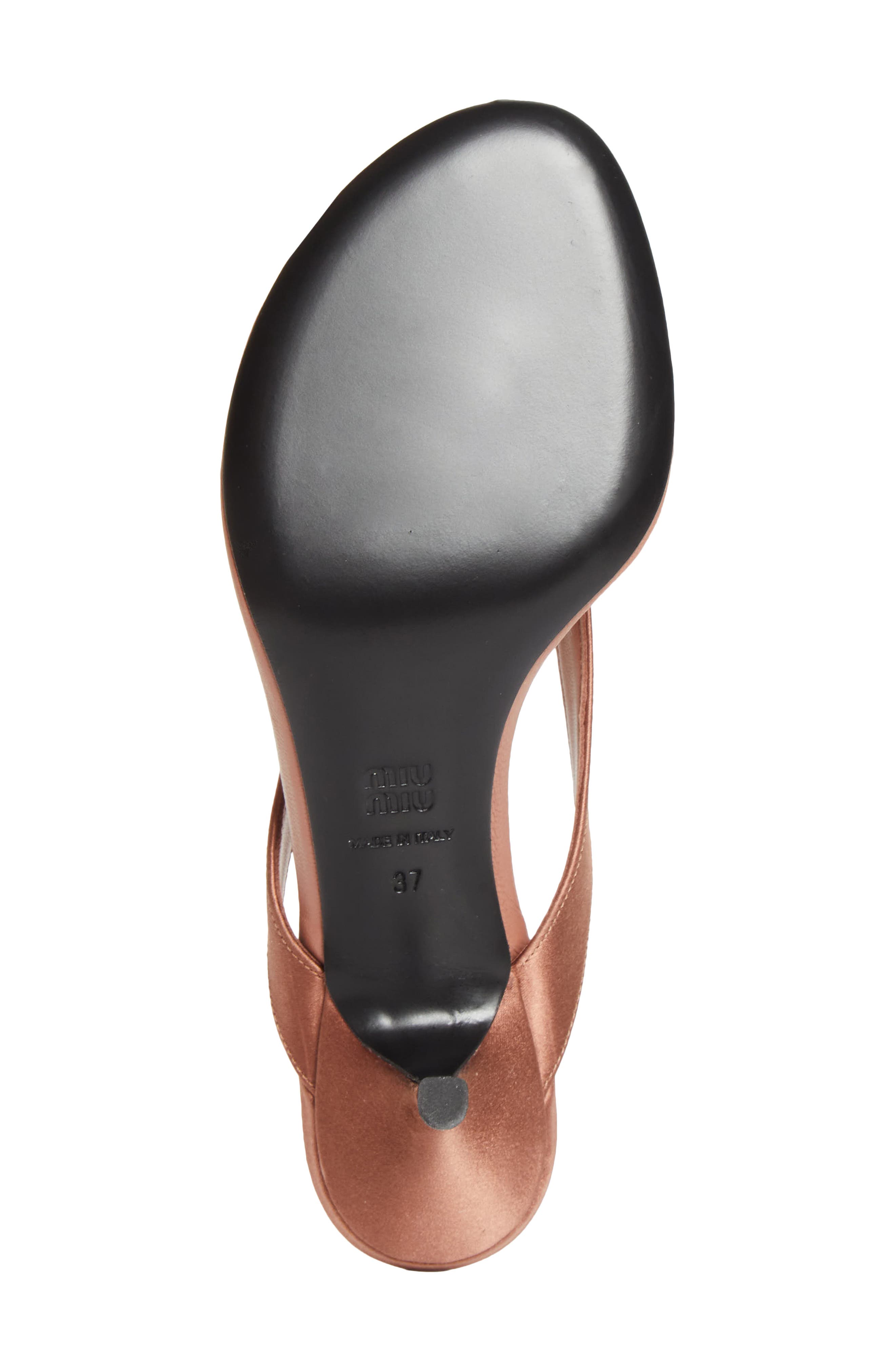 Miu Miu Leather Thong Sandal, Alternate, color, 